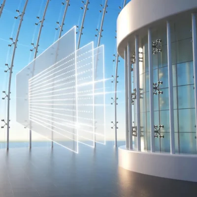 Customizable photoelectric glass display