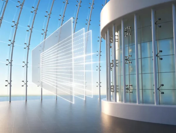 Customizable photoelectric glass display